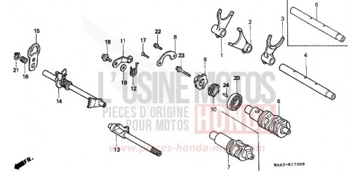 GEARSHIFT DRUM VT1100C2S de 1995